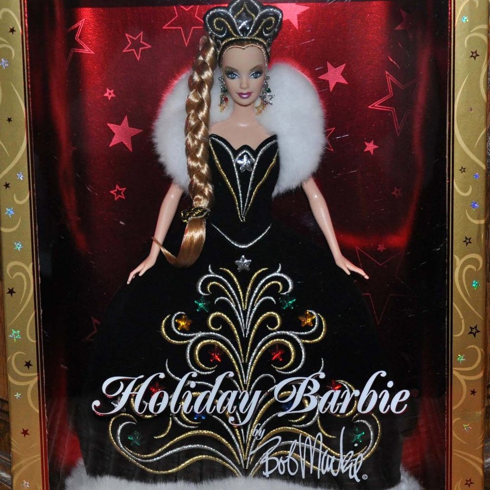 2006 Holiday Barbie Bob Mackie Collectible Barbie Doll Blonde Beauty  NEW